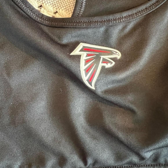 Nike Dri-Fit Atlanta Falcons Black Sports Bra with Logo, size medium, EUC - Picture 6 of 7